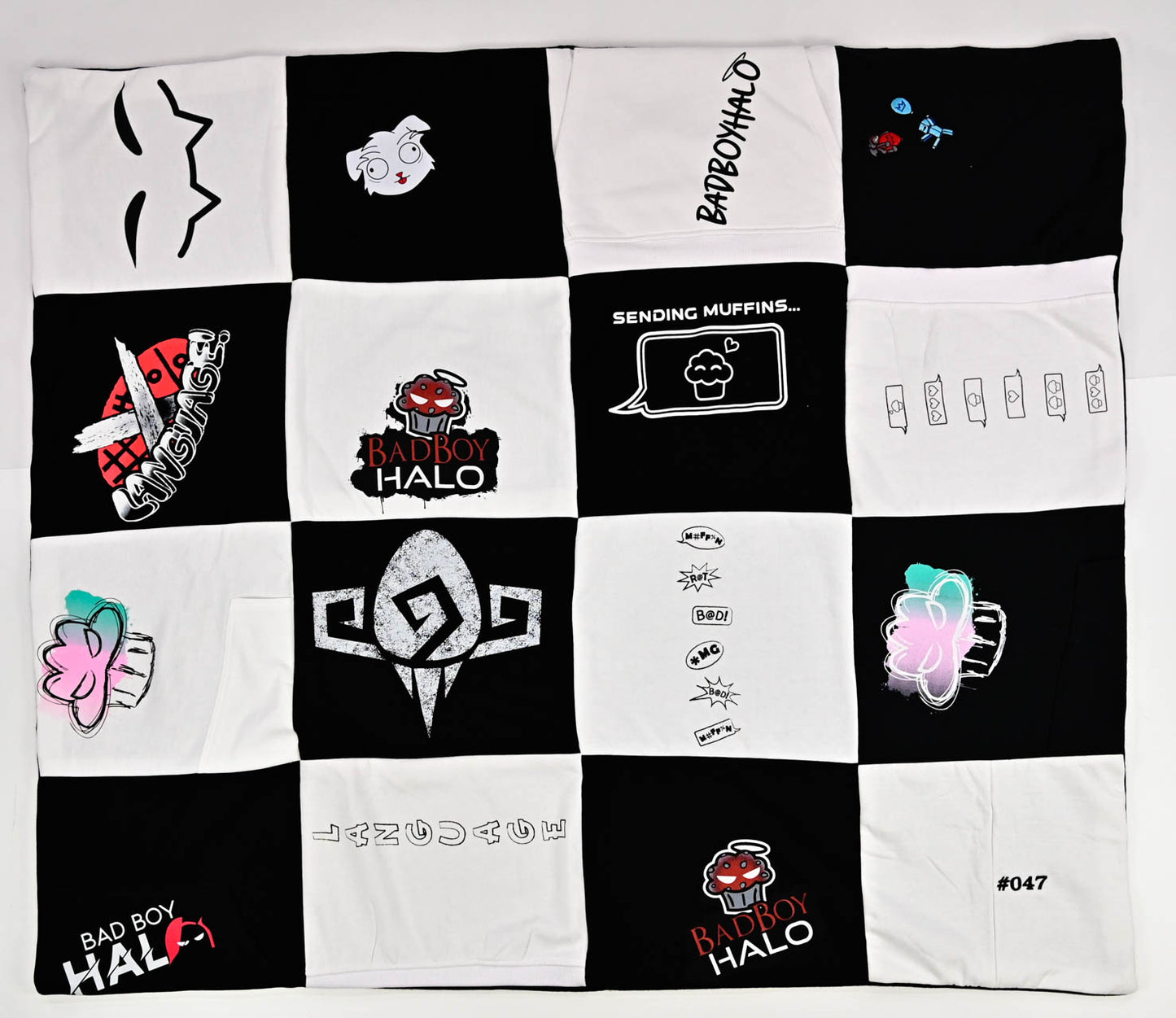 BadBoyHalo Serialized Handcrafted Quilted Blankets Multi Batch