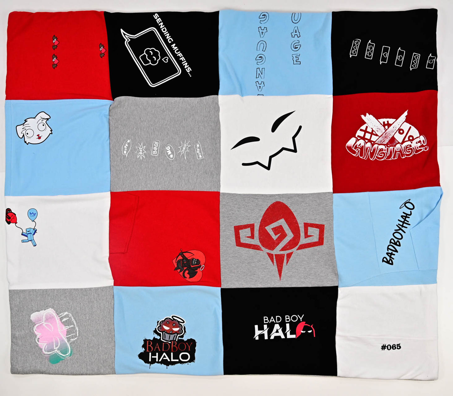 BadBoyHalo Serialized Handcrafted Quilted Blankets Multi Batch
