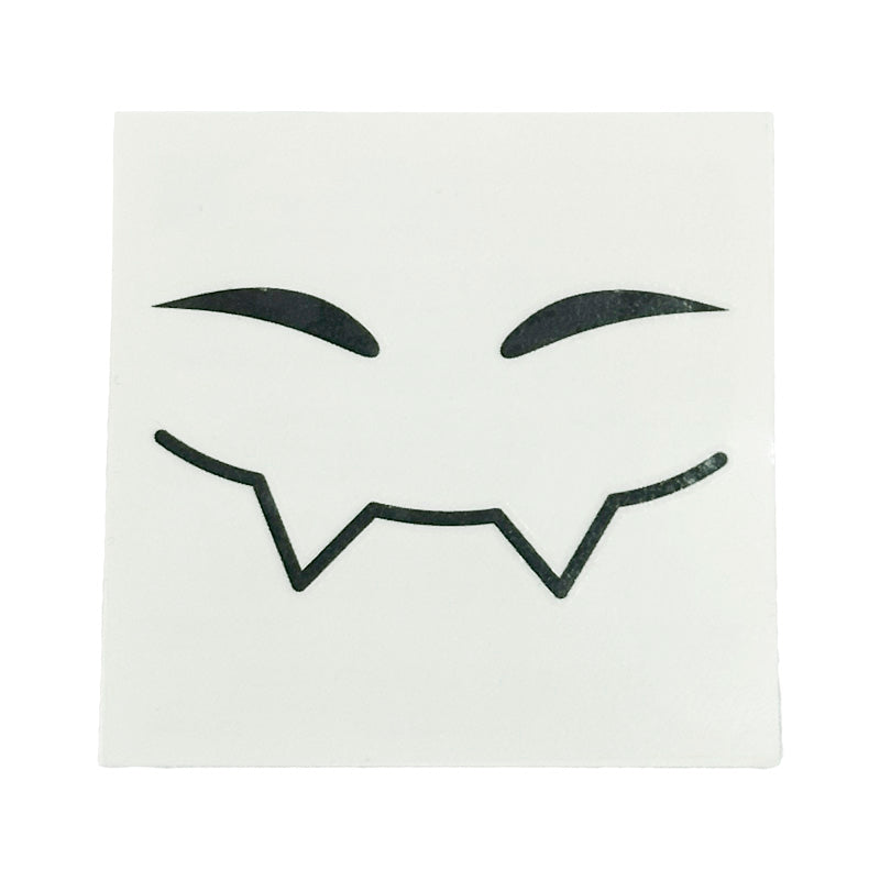 BadBoyHalo Fang Face Temporary Tattoo
