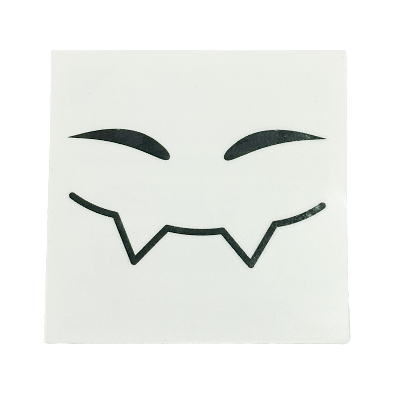BadBoyHalo Fang Face Temporary Tattoo