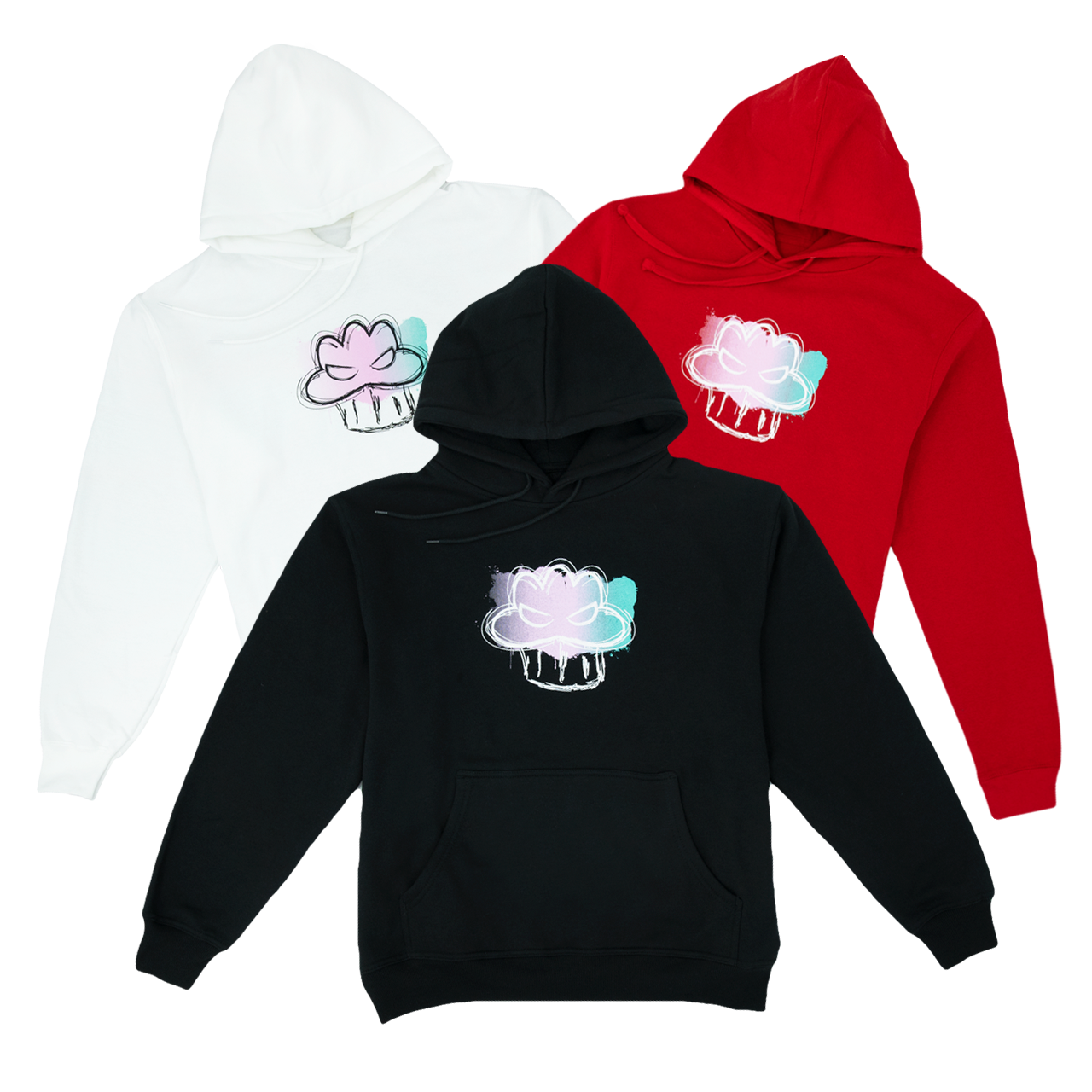 BadBoyHalo Graffiti Muffin Pullover Hoodie